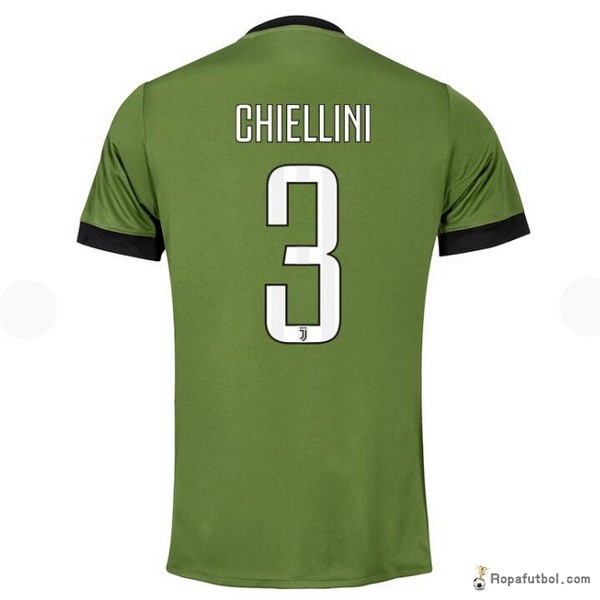 Camiseta Juventus Replica Tercera Ropa Chiellini 2017/18